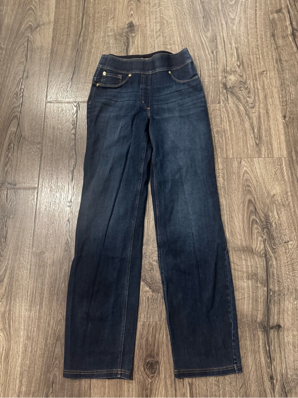 Peter NYGard XS 2-4 Luxe denim stretch Women's Dark Indigo Straight Leg Jeans